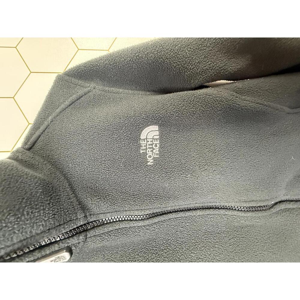 The North Face Black Lavender Logo Fleece Zip Jacket - Size - Small - Picture 7 of 7